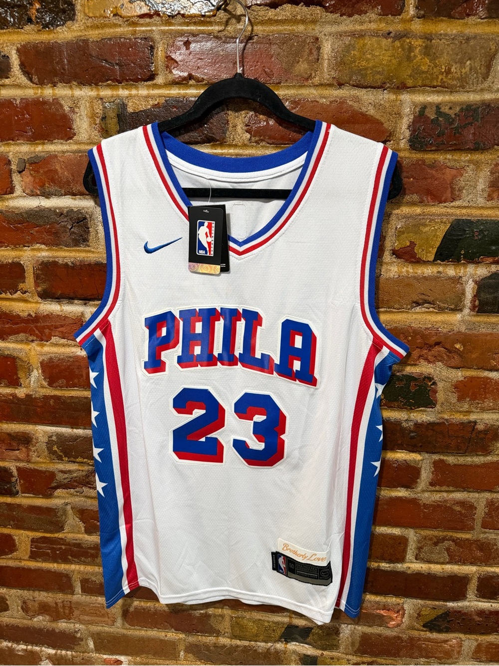 Nike Lebron Jame Philadelphia 76ers Jersey, Large